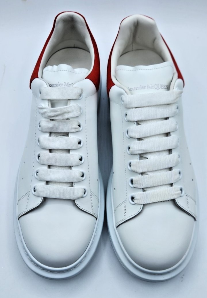 Alexander Mcqueen Oversized Men's White/Red Leather Sneakers EU43