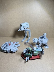 LEGO Star Wars Microfighters: Boba Fett&rsquo;s Starship Falcon AT-AT, AT-ST Minifigs 