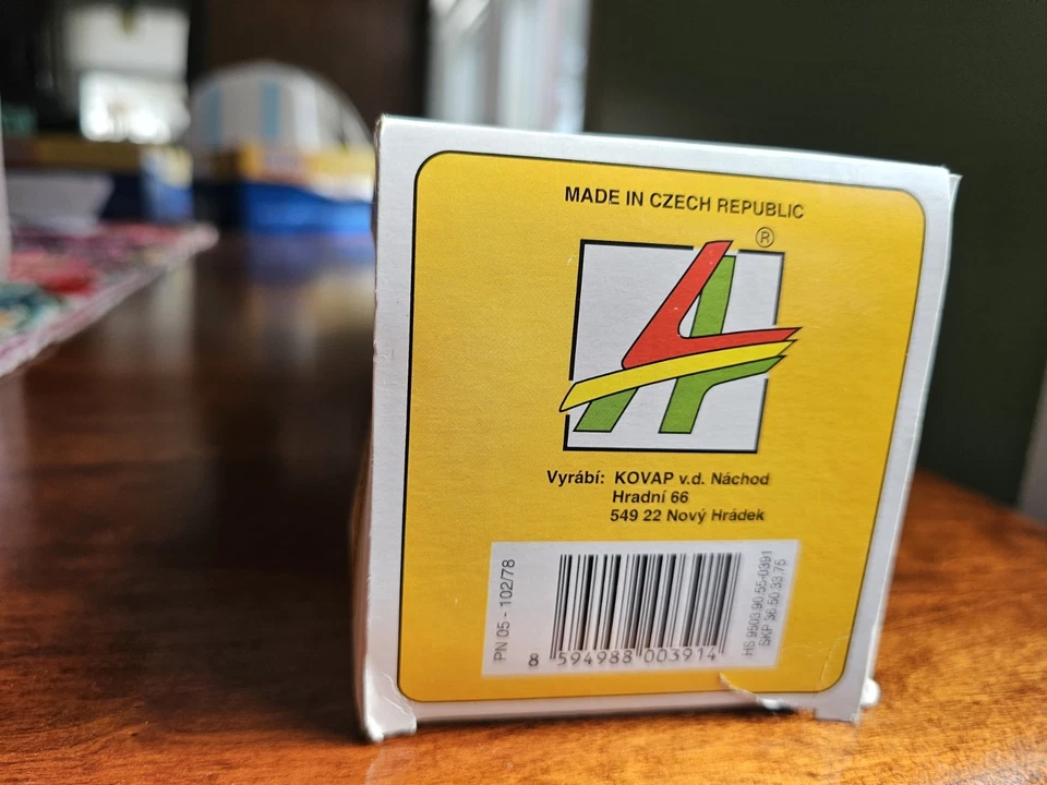 Tractor y remolque vintage de metal verde de Kovap Agro nuevo en caja Foto 2 de 4