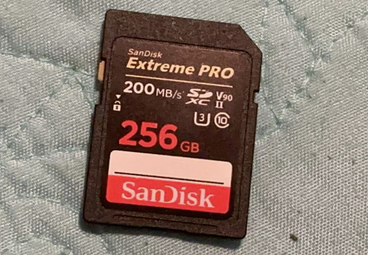 SanDisk Extreme PRO SDXC UHS-I 256GB High Speed Card Class 10 U3
