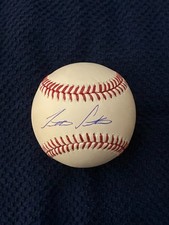 JONATHAN SANTUCCI AUTOGRAPHED SIGNED RAWLINGS OML BECKETT BAS METS BASEBALL DUKE