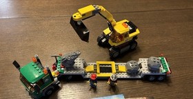 LEGO 4203 City Excavator Transport 100% Complete