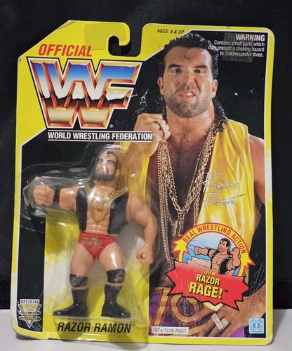 Hasbro Vintage WWF RAZOR RAMON figure Series 7 199...