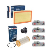 ALL BOSCH FILTERS + NGK SPARK PLUGS SERVICE KIT FOR VW GOLF R TSI 2.0 MK7 16-20