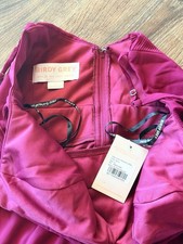 NWT Birdy Grey Deborah Chiffon Bridesmaid Dress in Berry size XL