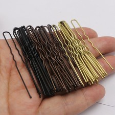 U-Shaped Bun Hair Pins - Hold Bobby Pins for Ballet Hair Nets  Updos with Box