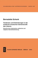 Bernadette Schenk | Tendenzen Und Entwicklungen In Der Modernen Drusischen...