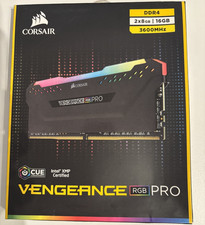 CORSAIR VENGEANCE RGB PRO 3600MHz DDR4 RAM 2x8GB (16GB)