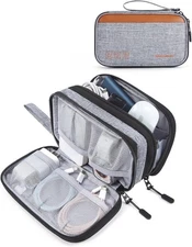 Electronics Organizer Travel Case, Cable Charger Cord Tech Organizer Pouch for P