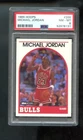 1989-90 Hoops #200 Michael Jordan PSA 8 Graded Basketball Card NBA Bulls 89 1990