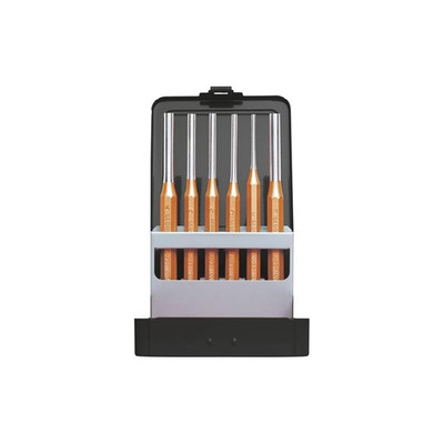 Gedore R90200006 Pin punch set d.3-8mm +case 6pcs