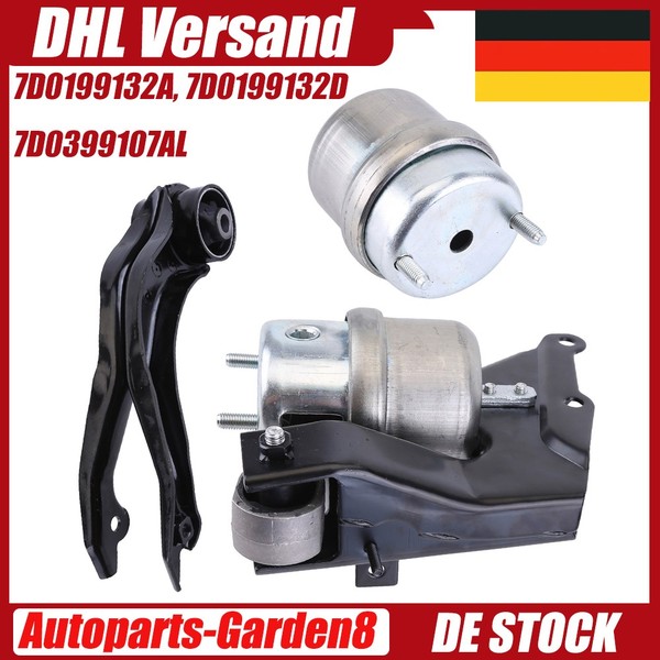 FüR Vw Transporter T4 2.4 D Motorlager Getriebelager + Hydrolager + PendelstÜTze-image