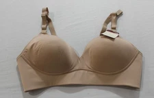 Warner's Blissful Benefits Wire Free Bra JK5 Toasted Almond Size 40B NWT