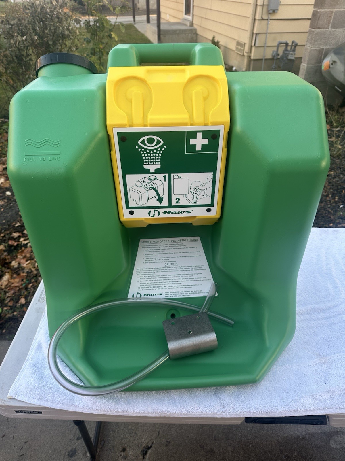 Haws 7500 Gravity Fed Eyewash Station 