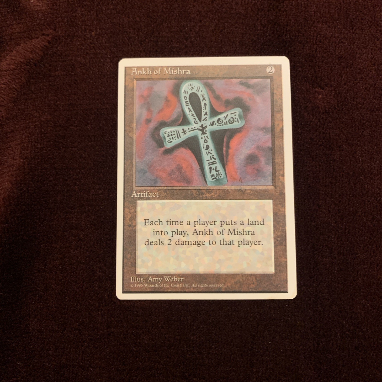 Ankh of Mishra Artifact MTG Magic The Gathering 4th Edition NM Near Mint X1