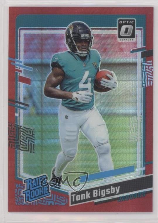 2023 Panini Donruss Optic Rated Rookie Red Hyper Prizm Tank Bigsby #252 0xu5