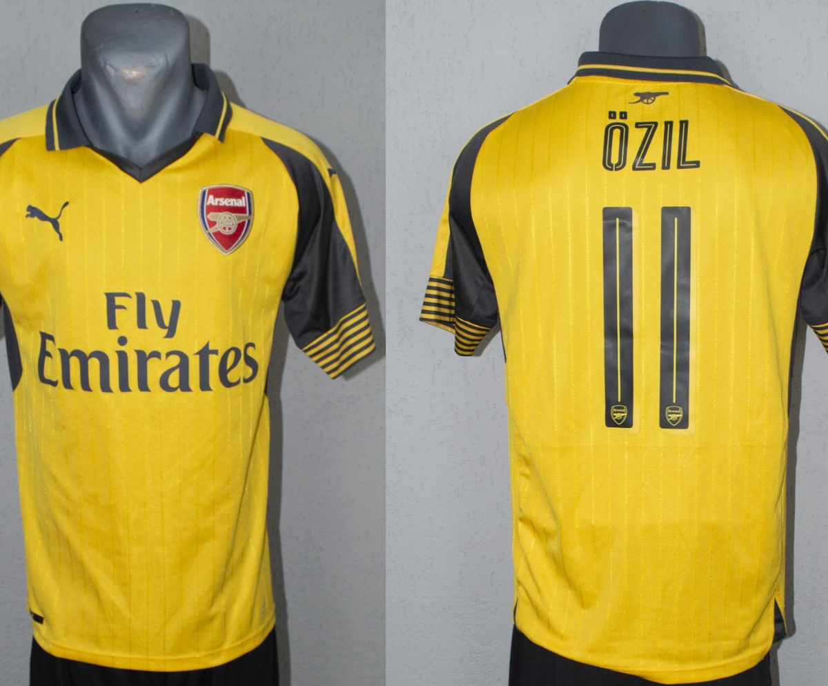 Arsenal Ozil Jersey 2016/2017 Away Football Soccer Mens Shirt Size