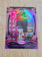 2021 Certified CREED HUMPHREY Mirror Pink /199 #165 Rookie RC Chiefs SP