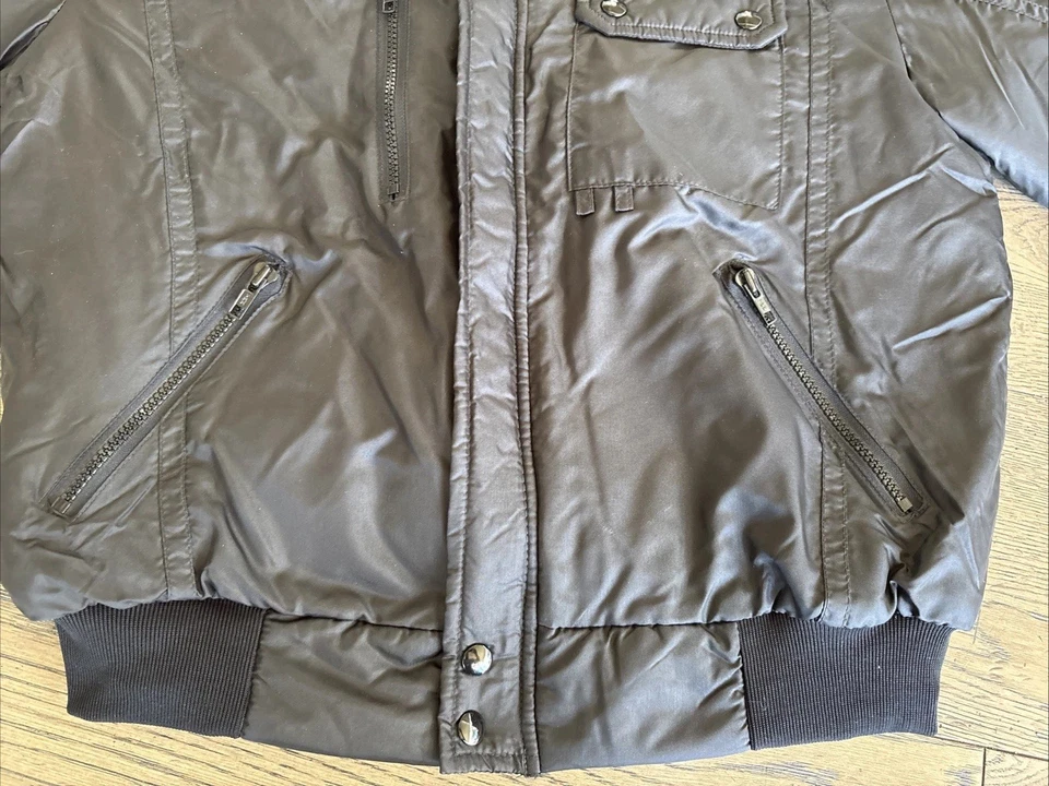 Vintage Toyota Motor Sports Bomber Full Zip Jacket Black TRD Racing - MED - Image 4 of 4