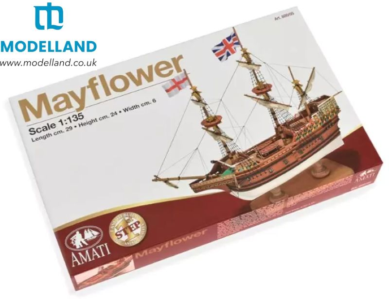 Amati A600,05 Mayflower - First Step Model Kit Scale 1/135