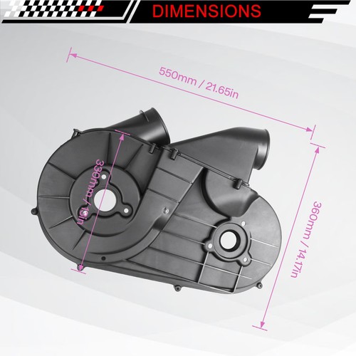 SHINJEW Clutch Cover 2014-2023 Polaris RZR XP 1000 Ranger General OEM 2635158 - Picture 4 of 6