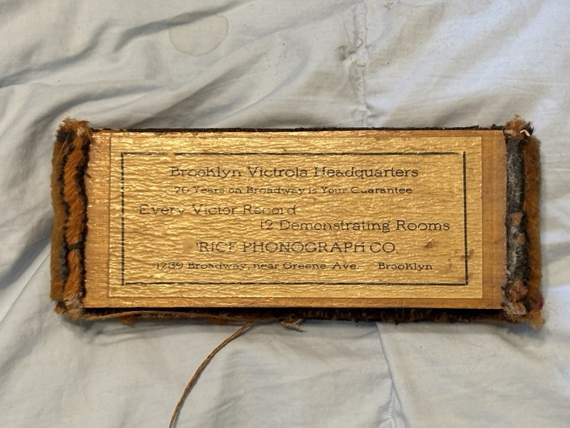 Antique Brush Cleaning Disc Or Cylinder Records BROOKLYN VICTROLA HEADQUARTERS