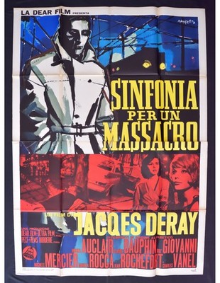 Werbeplakat Sinfonie Für Ein Massaker Jacques Deray Auclair Dauphin A427