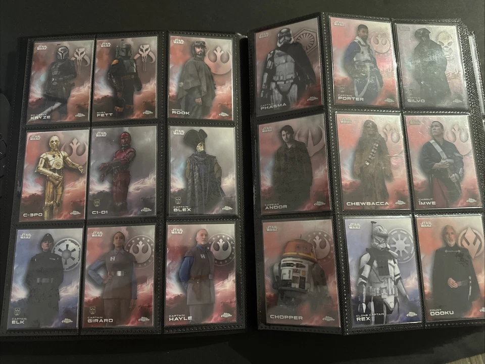 2025 TOPPS CHROME STAR WARS COMPLETE SET 1-200 - Image 2 of 4