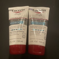 2 bottles- Eucerin Baby Eczema Relief Hydrogel for Itchy Skin, 5 oz, 09/2026