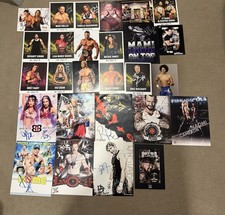WWE Signed Autograph Collection x27 JOHN CENA UNDERTAKER CM PUNK ROMAN REIGNS