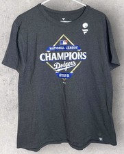 Fanatics Los Angeles Dodgers 2025 World Series Champions Gray T-Shirt M MLB