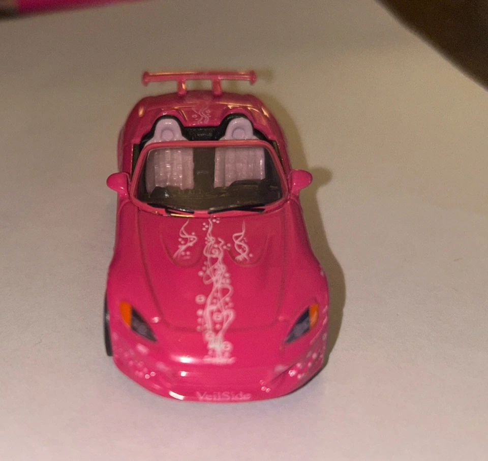 Racing Champions 2 Fast 2 Furious Honda S2000 SUKI Car Pink 1:64 Ertl S2k Loose - Image 2 of 4