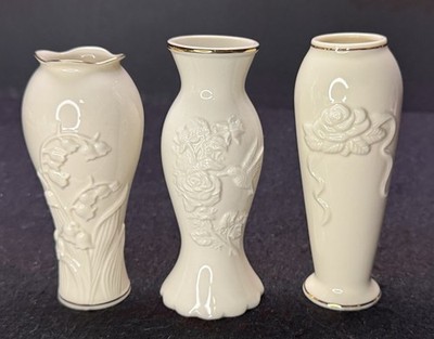 Decorative Lenox Vases White Handcrafted in China (3 types)