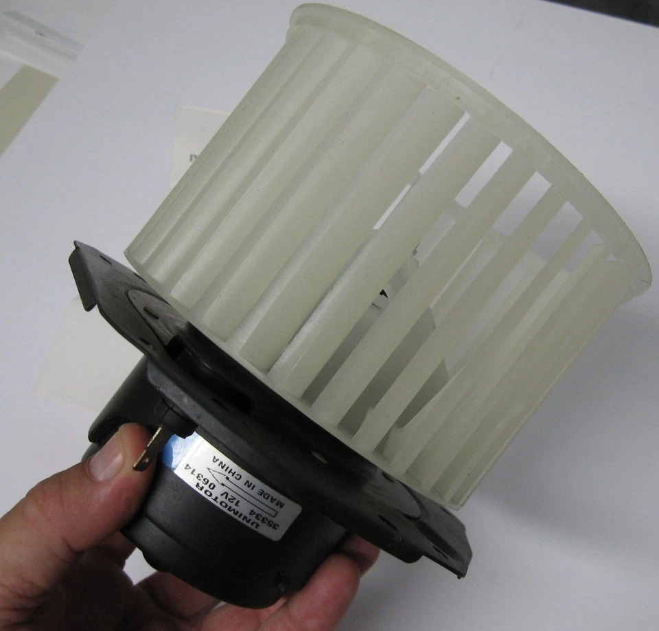 Motor soplador calentador HVAC #35334 + jaula ventilador-Chevrolet C1500 C2500 C3500 GMC Yukon Foto 4 de 4