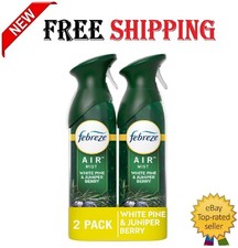 Febreze White Pine Juniper Limited Edition Air Freshener Spray 2 Pack