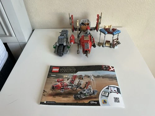 LEGO Star Wars Pasaana Speeder Chase 75250 Complete Set w/ Manual