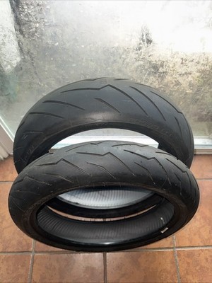 Pirelli Rosso III Pair, 190/50-17 And 120/70-17 Barely Scuffed In. Ridden 30 Mi.