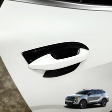 ABS Car Exterior Door Handle Bowl Cover Outside Door Howl Glossy Black Style