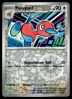 Porygon2 143 Reverse Holo | Pokemon Paradoxrift | deutsch | Near Mint