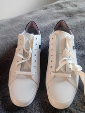 Boss  Saturn White Leather size 9UK