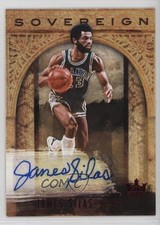 2018-19 Panini Court Kings Sovereign Signatures Ruby 86/99 James Silas Auto 1c0s