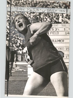 RUSSIAN Track Star TAMARA PRESS Shot Put VINTAGE Sports 1962 Press Photo