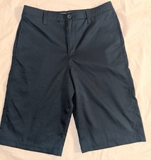 Under Armour Shorts Golf Activewear Casual Chino Navy Blue Boys Size 18