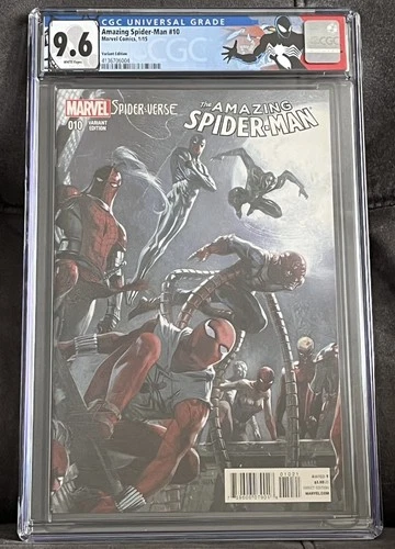AMAZING SPIDER-MAN #10 Dell'Otto 1:25 Variant CGC 9.6 2015 1st App spider-punk