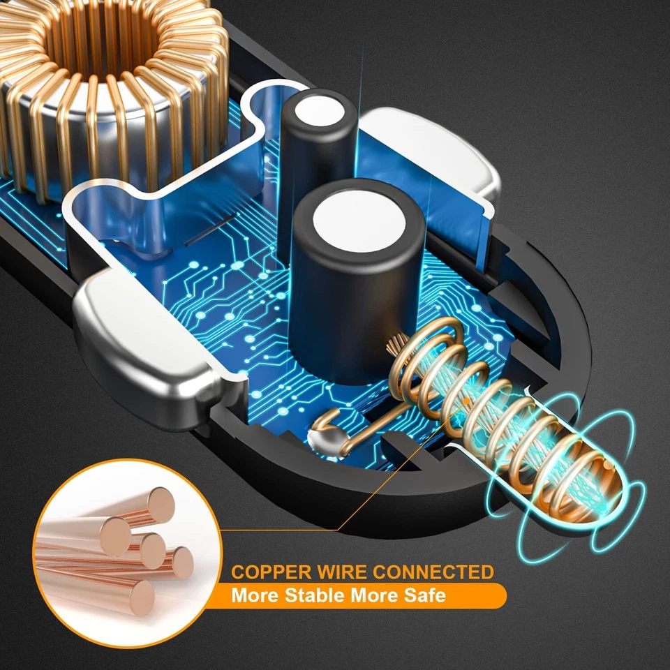 PD 32W Car Charger USB-C Dual Ports Fast Charging Adapter Kit For iPhone Samsung - Image 4 of 4