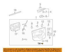 Chevrolet GM OEM 08-12 Malibu Trunk Lid-Lock Switch 15835338