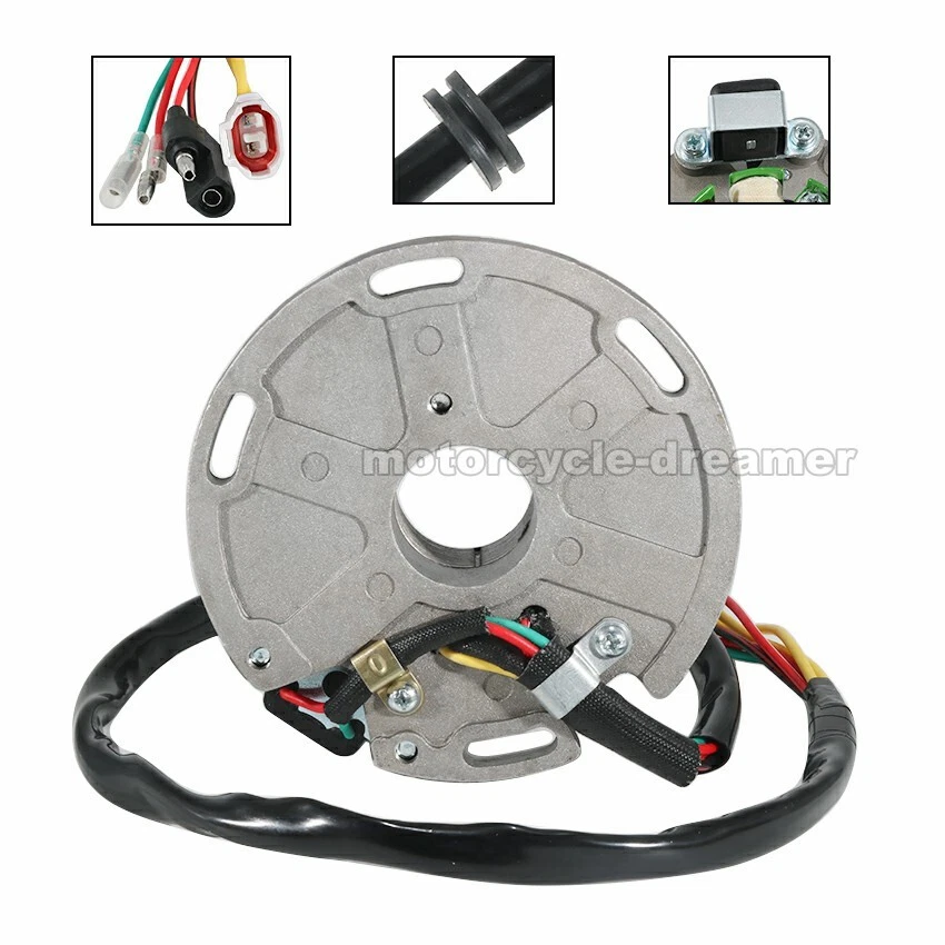 Bobina de estator generador Magneto para TM RACING MX 125/125 2S/144/144 2S 15230.02 Foto 2 de 4