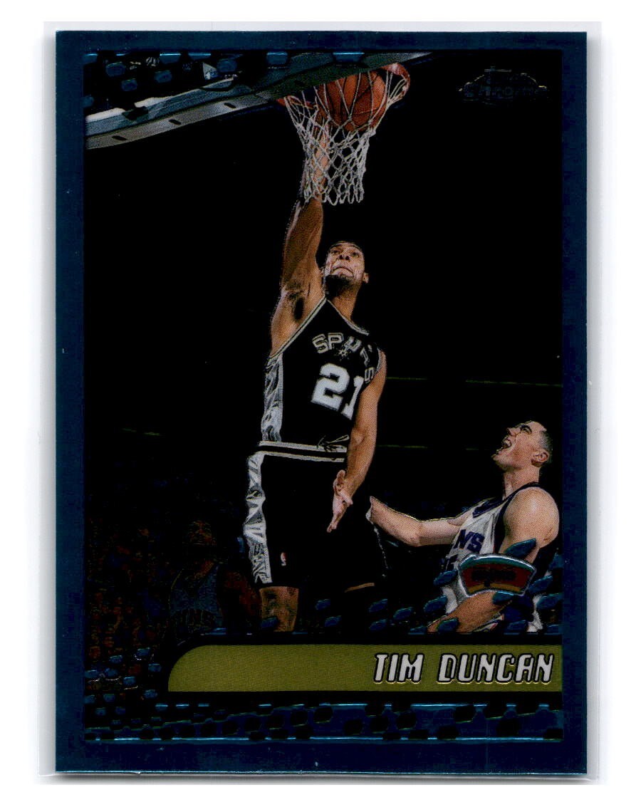 2001-02 Topps Chrome #30 Tim Duncan - San Antonio Spurs