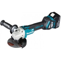 Makita DGA511RTJ Akku-Winkelschleifer Blau/Schwarz 18V Makpac XPT Sanftanlauf