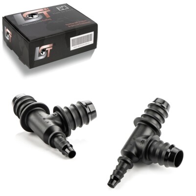2x Bewässerungssystem T-Stück Schlauchverbinder Reduzierstück Ø 14 mm - Ø 6 mm
